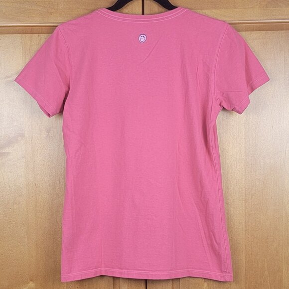 Life Is Good Red Adirondack Chair Short Sleeve Classic Fit V-Neck Tee - S - Picture 3 of 8